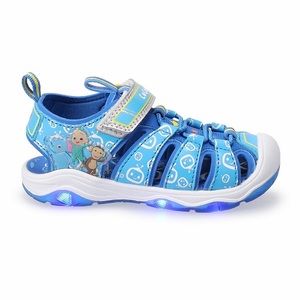 NIB🍉CoComelon Toddler Boys' Light-Up Sandals Blue, Size: 12